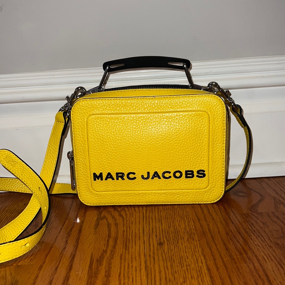 Marc Jacobs Yellow double zipper bag